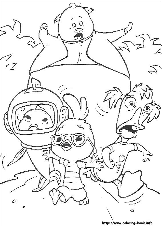 Chicken Little coloring picture